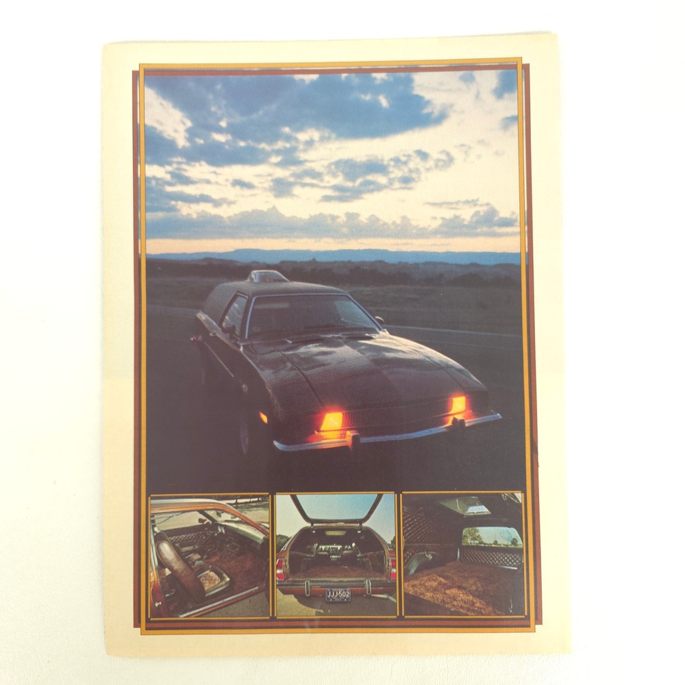 Ford Pinto Cruising Wagon Print Ad 1973 Hot Rod Custom Vintage Wall Art Decor
